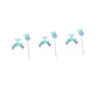 DEARMAMY 3sets Accessori Per Costume Da Sirena Cerchietto e Con Paillettes Per Feste e Compleanni Delle Bambine