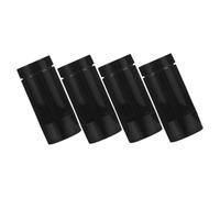 DEARMAMY 4 Pezzi bottiglia di profumo contenitori per cosmetici deodorante Tubetti per balsamo labbra Profumo corporeo pompa di fondazione mini bottiglie di lozione AbS Black