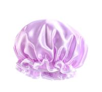 DEARMAMY 4 Pezzi cuffia da doccia impermeabile foderato cappelli assortito di grandi dimensioni rosa donna evidenziare Mantenere Doppio tuo addensare il bagno cuffie da bagno Capo doccia