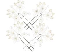 DEARMAMY 4 Pezzi Di Accessori Per Da Damigella D'Onore Per La Comunione Per Le Damigelle D'Onore Per La Sposa Per La Fascia Per Perle Per Il Banchetto Per La