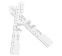 DEARMAMY 4 Pezzi Righello per Misurazione Pupillare Strumento Leggero per Ottici Misurazioni Accurate e Versatili per Adattamento Occhiali e Occhi