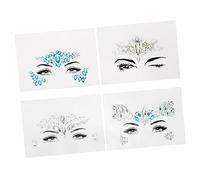 DEARMAMY 4 Pezzi Sticker Cristallo per Brillanti per Decorazioni per e per Festival e Speciali