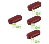 DEARMAMY 4 Set Di Custodie Per Occhiali Custodie Per Organizer Per Occhiali Contenitori Per Occhiali Custodie Per Lenti A Contatto Per Uso Domestico Custodie Per Occhiali Da Esterno