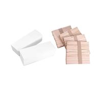 DEARMAMY 400pezzi Strisce Cera Depilatoria in Non Tessuta Per e Set Strisce Depilatorie Stick Cera Per Rimozione Resistente e Flessibile