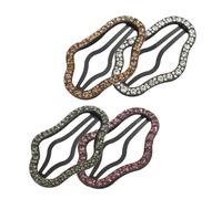 DEARMAMY 4pezzi Clip per Capelli Forma di Nuvola Fermagli Multiuso per Ragazze e Donne Accessori per Capelli Fashion Resistenti e Sicuri per Uso Quotidiano e Feste