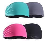 DEARMAMY 4pezzi Fascia per Yoga Fascia per Capelli da Donna Accessori per Capelli