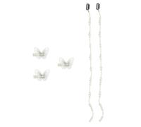 DEARMAMY 5 Pezzi Fermagli per Farfalle Clip per Acconciature Eleganti Accessori per Cerimonie