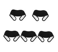 DEARMAMY 5 Pezzi Pacchetto di assistenza per la dell'olio essenziale ruota olio di ricino biologico utile aiuto relax aiuto per dormire portatile d'aria Black