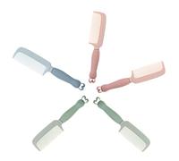 DEARMAMY 5 Pezzi Pettini Antistatici per Adulti Silicone Coniglio per Acconciature Divertenti e Comode per Domestico