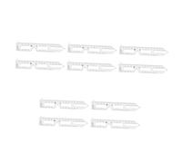 DEARMAMY 5 Set Righello Della Distanza Della Pupilla Pd Righello Per Occhiali Governate Righello Pd Pupillometro Per Optometrista Pupillometro Leggero Plastica 2 Pezzi * 5