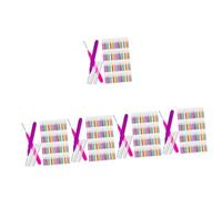 DEARMAMY 5 Set Spazzolino Interdentale Ben Spazzole Di Gomma Per Spazzolini Interspaziali Interdentale Per Spazzolini Interdentali Acciaio Multifunzionale Gengive Fra Pp 100 Pezzi*5