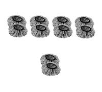 DEARMAMY 5 Set Tappo Dell'olio Cotto Cappuccio in Rete Cappelli Per Le Donne Tappi Per Shampoo Cuffie Da Bagno Maschera Condizionante Per Carta Stagnola 2 Pezzi * 5