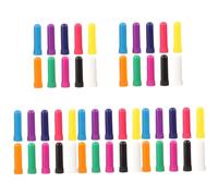 DEARMAMY 5 Set Tubi Aromaterapia Inalazione Nasale Portatili in Plastica E Stick Per Olio Essenziale Design Compatto E Durevole Per Uso Quotidiano Colore Casuale 10 Pezzi*5