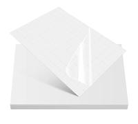 DEARMAMY 50 Fogli Autoadesivi per Laminazione Fotografica A6 Buste Trasparenti Protettive Impermeabili per Foto Pellicole per Laminazione Fai da Te Adesivo Forte e Alta Trasparenza