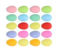 DEARMAMY 50 Pezzi Uova di Pasqua da Decorare in Plastica, per Bricolage | Decorazioni in Stile Pasqua, Forma a Uovo, Finitura Delicata, per Foto, Vetrine e Spazi Creativi