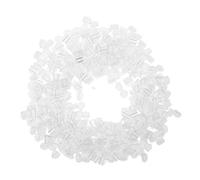 DEARMAMY 500 Pezzi Fibbie per Elastici Capelli in Plastica Fermagli Blocco Ponytail per Ragazze Accessori Te per Capelli Clip per Coda di Cavallo Resistenti e Leggere Decorazioni per