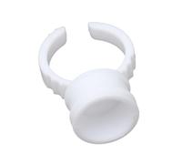 DEARMAMY 500pezzi Anelli Per Pigmenti Sopracciglia e Ciglia Per Inchiostro Tatuaggio Da Strumenti Truccatore Usa e Getta