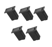 DEARMAMY 5pezzi Custodia per Batteria per Pickup da Scatola per Batteria in Plastica Nera Portabatterie per Chitarra e Basso Parti di Ricambio per Chitarra Acustica