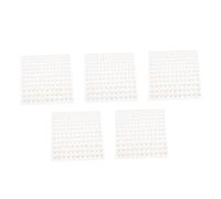 DEARMAMY 5pezzi Perle Platte Multifunzionali Adesivi Per Fai Da Te Adesivi Autoadesivi Per Trucco Viso e Decorazioni Casa Per Scrapbooking e Biglietti Da Visita
