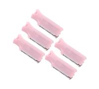 DEARMAMY 5pezzi Rasoio Per Sopracciglia in Acciaio Inossidabile Testina Di Ricambio Per Tagliacapelli Da Forbice Per Sopracciglia