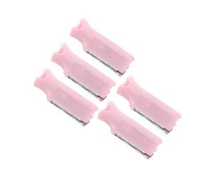 DEARMAMY 5pezzi Rasoio Per Sopracciglia in Acciaio Inossidabile Testina Di Ricambio Per Tagliacapelli Da Forbice Per Sopracciglia