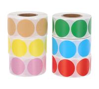 DEARMAMY 6 etichette per barattoli di carta adesiva circolare rotonda Etichette autoadesive a punti circolari Adesivi dell'etichetta del cerchio adesivi per barattoli