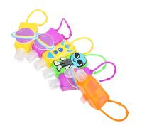 DEARMAMY 6 Pezzi Bottiglie Portatili per Contenitori Viaggio con Design e Protezione Antileak e Forme Cartoon per Facile Del Liquido Colore Casuale