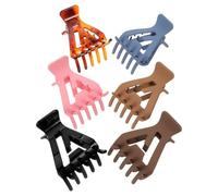 DEARMAMY 6 Pezzi Clip per Radice Triangolari Colorate Pinze Leggere ad Artiglio per Volume e Sostegno Code Alte Fermagli Antiscivolo per Acconciature Ricci e Lisci