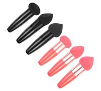 DEARMAMY 6 Pezzi Penna Di Bellezza Mini Trucco Spugne Soffio Di Trucco Attrezzo Compatto Trucco e Portatile Fungo Penne Di Bellezza Portatili Per Il Trucco Pp