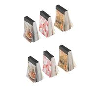 DEARMAMY 6 Pz piccolo blocco note travelers notebook notebooks noteboook notebok cuaderno forniture di riviste spazzatura taccuino tascabile album taccuino per il lavoro Taccuino del diario
