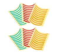 DEARMAMY 60 Etichette Avvertimento Manometri Quarto di Cerchio Rosso Giallo Verde Adesivi Riflettenti per Marcatura Limiti Pressione Uso Industriale e Laboratorio