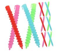 DEARMAMY 60 Pezzi Di Bigodini Per Permanente Ricci Corti Per Bigodini Caldi Arricciacapelli A Spirale Lunghi Per Permanente Da Donna In Plastica