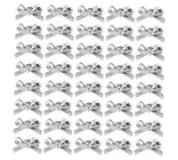 DEARMAMY 60pezzi Accessori per Capelli Donna di Piccole Forcine Farfalla d Argento Mollette Decorative per Capelli Fiocco Antiscivolo per Uso Quotidiano