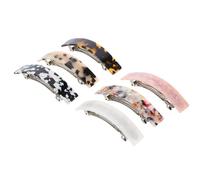 DEARMAMY 6pezzi Fermaglio Per Capelli Donna in Lastra Di Acetato Fermacapelli Minimalisti e Mollette Per Capelli Comode Resistenti Accessori Eleganti Per Qualsiasi Occasione