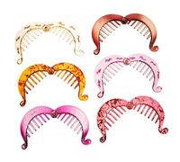 DEARMAMY 6pezzi Ganci per Capelli Banana Fermagli per Code di Cavallo Accessori per Capelli per Donne e Ragazze in Resistente Facile da Fissare e Non Facile da Cadere per Uso Quotidiano