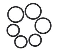 DEARMAMY 6pezzi Membrana Stetoscopio in Silicone Ergonomica Ricambio Diaframma Plastica Resistente per Adulti e Pediatrico Kit Accessori per Medici e Infermieri Compatibile con Stetoscopi