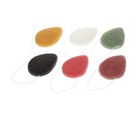 DEARMAMY 6pezzi Spugna Viso Naturale per Pulizia, Assorbente e Delicata per Lavaggio Viso, Cura per Rimuovere Trucco e Pulire Profondamente Colore Casuale