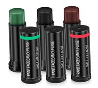 DEARMAMY 6pezzi Stick Neri per Occhi Sportivi Forniture per Pittura Facciale per Atleti Stick per Trucco per Viso da Football per Calcio e Baseball Accessori Sportivi per Occhi