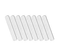 DEARMAMY 8 Pezzi Piastre Peso in Acciaio Elettrolitico 12x2,5x0,7 Cm per Giubbotto Zavorrato e Pesi per Gambe, Kit Attrezzatura Fitness per Allenamento Muscolare e Corsa