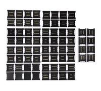 DEARMAMY 80 Linguette in Pelle per Indice Bibbia da Donna e Uomo, Schede Vuote per Studio Biblico, Set 66 Antico e Testamento + 14 Linguette Fai-da-te, Etichette per Libri Bibbia