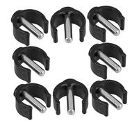 DEARMAMY 8pcs Sostituzione Del Gabinetto Water Reser Pin Bloccanti Clip Di Sostituzione Bloccaggio Per Le Binari Di Sicurezza Del Water Per Gruppo