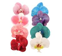 DEARMAMY 8pezzi Fermagli Per Di Fiori Hawaiani Per Realistici Per Donne Quotidiano e Feste