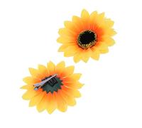 DEARMAMY 8pezzi Girasoli Finti Forcine Di Girasolo Fermaglio Per Per Bambine Forcine Di Per Bambine