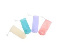 DEARMAMY 8pezzi Sacchetti Sapone Rete Resistente Design Appeso Sacchetti Sapone Per Saponette in Rete Esfolianti