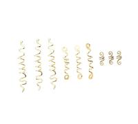 DEARMAMY 9 Pezzi Ciondoli per Dreadlocks Accessori per Spiral Coil per Cerimonie Feste