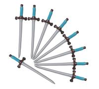 DEARMAMY 9pezzi Spade Gonfiabili Da Pirata Giocattoli Leggeri e Colorati Per Feste Tema Pirata Accessori Per Costumi e Divertimento in Famiglia