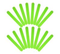 DEARMAMY Abbassalingua per 30 Pezzi in Plastica Verde Bordi Arrotondati Strumento Medico per Esami Orali Pediatrici Spatola per Lingua per Formazione e Uso in Cliniche Dentistiche