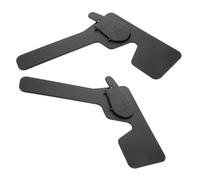 DEARMAMY Accessori per Strumenti di Occlusore Oculare Morbido 2 Pezzi Nero Protezione Occhi per Esame Optometrico Uso Professionale e Domestico