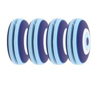 DEARMAMY Ammortizzatore Stile Giocoso 4 Pezzi per Racchetta da Tennis in Silicone Rotondo Riduzione Rumore e Sollievo dalla Fatica per Allenamento Sportivo