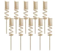 DEARMAMY Antenna Compatibile Dispositivi di Rete e Tv per Uso Domestico Molla Elicoidale in Rame Rinforzata 10 Pezzi Bobina a Spirale Saldata per Miglioramento Segnale